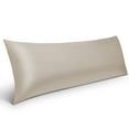 thumbnail image 5 of SORMAG Body Pillow Case Cover Bamboo Cooling Body Pillow Cover for Hot Sleepers and Night Sweats Breathable & Silky Soft Full Long Pillow Case (Taupe, 20x54 inches), 5 of 9