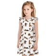 thumbnail image 1 of Balery German Shepherd Dog Camisón de princesa para niñas, pijama de algodón con mangas abullonadas, suave y bonito.-Large, 1 of 6