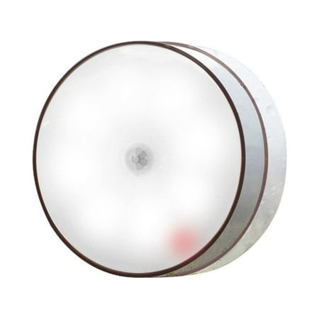 

LED Motion Sensor Light Auto-sensing Night Light Mini White Light Wireless Charging No Installation Stick-on Suitable for Corridors Bedrooms Kitchens Stairs Bathrooms Cabinets