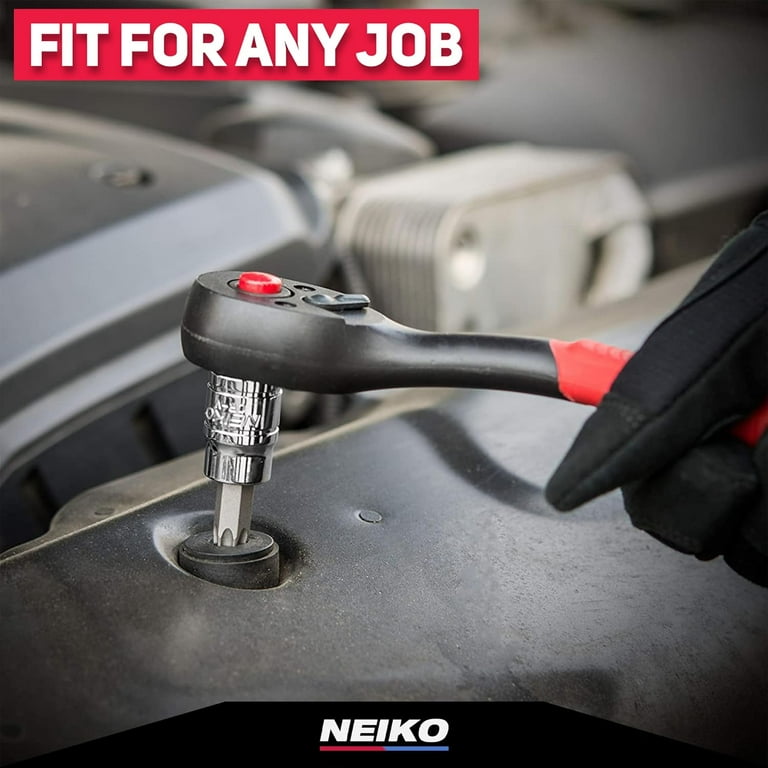 NEIKO 60-Piece Master Torx Bit Socket and External Torx Socket Set