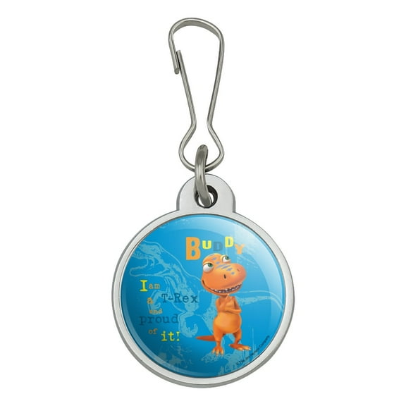 Dinosaur Train T-Rex and Proud of it Jacket Handbag Purse Luggage Backpack Zipper Pull Charm