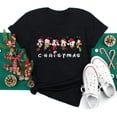 thumbnail image 4 of Camisetas con estampado de Disney para mujer, camisetas negras de Feliz Navidad Kawaii Y2K de los años 90, camisetas de Papá Noel, camisetas para mujer, ropa Harajuku, 4 of 4