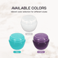 thumbnail image 6 of Beauticom 12 Jars 50G/50ML Round Frosted Container Jars with Inner Liner and Lid - Teal, 6 of 6
