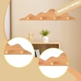 thumbnail image 5 of Coat Rack Wall Mount Robe Hooks with Wooden Hill Shape Design for Entryway Hallway Bedroom Office, 5 of 8
