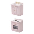 thumbnail image 1 of Estufa de Cocina Moderna Y Lavabo con Quemador de Mostrador para Casa de 1/12, 1 of 8