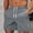 1 - Gray, variant on Mens Shorts Board Solid Pockets Clothing Casual Big & Tall Mid Rise Baggy Going Out Shorts,Gray,XXL