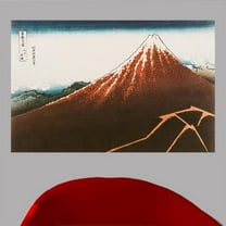 Wallhogs Hokusai Fuji Above the Lightning (18th) Wall Mural