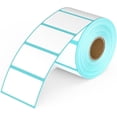 thumbnail image 1 of PinesC 1000 Self Adhesive Label Sticker Address Labels Blank Roll 57mm x 32mm Office Kitchen White Food Labels (1 Roll), 1 of 5