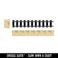 thumbnail image 2 of Railroad Train Track for Locomotive Transportation Rectangle Rubber Stamp Stamping Scrapbooking Crafting - Large 3.75in, 2 of 7