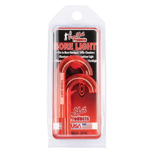 Pro-Shot 122988 UV Bore Light Fiber Optic Red Illuminator (2 Pack)