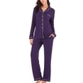 thumbnail image 3 of Ladies Pyjamas Set Autumn PJ Set Long Sleeve Women Loungewear, 3 of 5