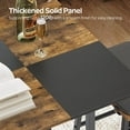 thumbnail image 6 of Bar Table, Kitchen Dining Table, Bar Counter Height Table, Pub Color Matching Breakfast Table, for Dining Room, Tavern, Coffee Corner, Party, Rustic Brown and Black BT02BR, 6 of 8