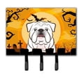 thumbnail image 1 of Porte-Laisse et Porte-Clés Bouledogue Anglais Blanc Halloween, 1 of 1