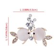 thumbnail image 2 of Guardurnaity Broche de aleación de zinc portátil con forma de pez, repuesto electrochapado anticorrosivo para mujer, adorno de joyería Ropa, zapatos y accesorios Miscelánea Guardurnaity AP015286-01, 2 of 6