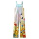 thumbnail image 1 of Gibobby Mono Corto Informal Mono de verano para mujer Pantalones casuales estampados Mono estampado Pantalones de pierna ancha Mono de playa de vacaciones(Beige， XXL), 1 of 4