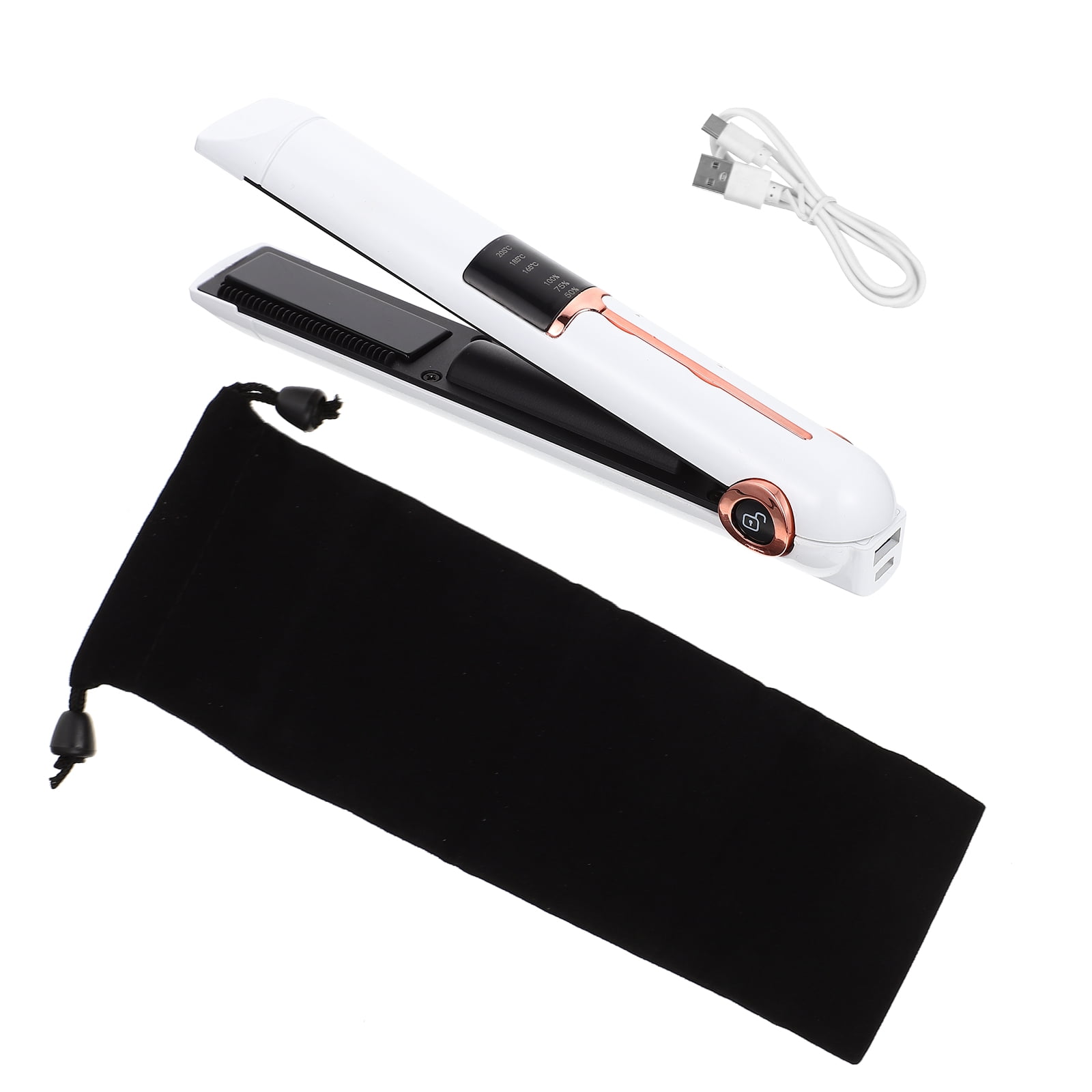 MasteelfCA Plastic Hair Straightener Curler Hair Straightening Curling Iron For Women