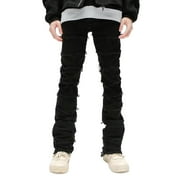 Ketyyh-chn99 Mens Jeans Slim Fit 2024 Relaxed Fit Lounge Pants Athletic Casual Outdoor Hiking Pants Black,XL