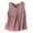 Purple, variant on EazyTech Women's Sleeveless Cotton Linen Embroidered Tank Top - Crew Neck Casual Summer Camisole