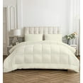 thumbnail image 2 of 1 PC Full Size Down Alternative Comforter - Microfiber 300 GSM- Lightweight Comforter with Corner Tabs(82x86, Ivory), 2 of 5