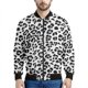 thumbnail image 4 of Chaqueta con cremallera y estampado de leopardo colorido para hombre, abrigo con personalidad con estampado 3D, chaquetas casuales de gran tamaño, ropa de calle, mangas largas, 4 of 5