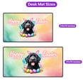 thumbnail image 5 of Happy Easter Portuguese Water Dog with Bunny Ear Headband and Flowers Desk Mat Full Keyboard Mouse Pad PWD Portie Fishing Dog Lover Large Mousepad - 13001, 5 of 5