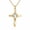 Moonstone 1, variant on Midir&Etain Opal Cross Necklace for Women, White Gold Plated Dainty Religious Pendant Necklace with 18"+2" Chain