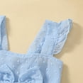 thumbnail image 4 of 12 Months Baby Girls Clothes 24 Months Toddler Girls Dress Summer Sleeveless Dress Cute Bowknot Strap Dress Blue, 4 of 6