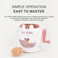 thumbnail image 3 of Round Loom Knitting Hand Crank Crocheting Machine Hat Crocheting Kit Socks Homemade DIY Art Beginners Circular Automatic Weaving Craft, 3 of 9