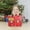 A, variant on Fridja Surprise Gift Box Explosion, 2024 New Merry Christmas Box for Cash, Christmas New Year Birthday Anniversary Valentine Proposal Gift Box (Red - 6 Boxes)
