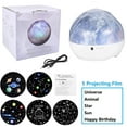 thumbnail image 7 of GLAM HOBBY Rotating Star Night Light for Kids, Universe Night Light Projection Lamp, Romantic Star Sea Birthday Projector Lamp for Bedroom - 5 Sets of Film, 7 of 7
