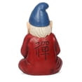 thumbnail image 5 of Figura Hi-Line de regalo con forma de gnomo zen, 38 cm, para interiores y exteriores, 5 of 5