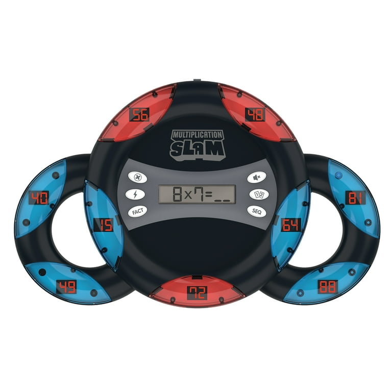 Electronic math clearance games handheld