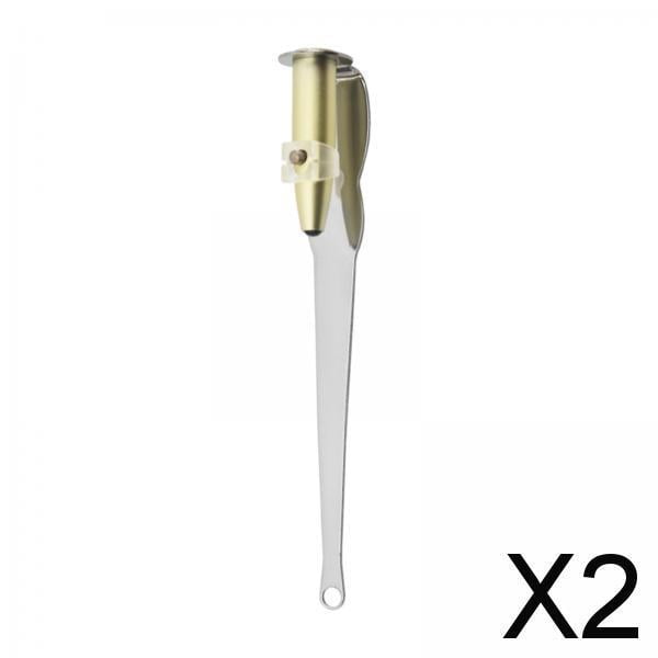 2xEarwax Eliminador De Piedras De Amígdalas Herramienta De Succión De Piedras De Amígdalas Para Adultos De Viaje En Casa 2 piezas