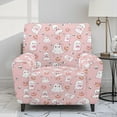 thumbnail image 2 of Kuiaobaty Ghost Pumpkin Print Reclining Slipcover Comfortable Skull Lazy Boy Chair Cover Halloween Breathable Reclining Sofa Slipcover Durable Recliner Chair Cover Large with Pocket for Pets, 2 of 8