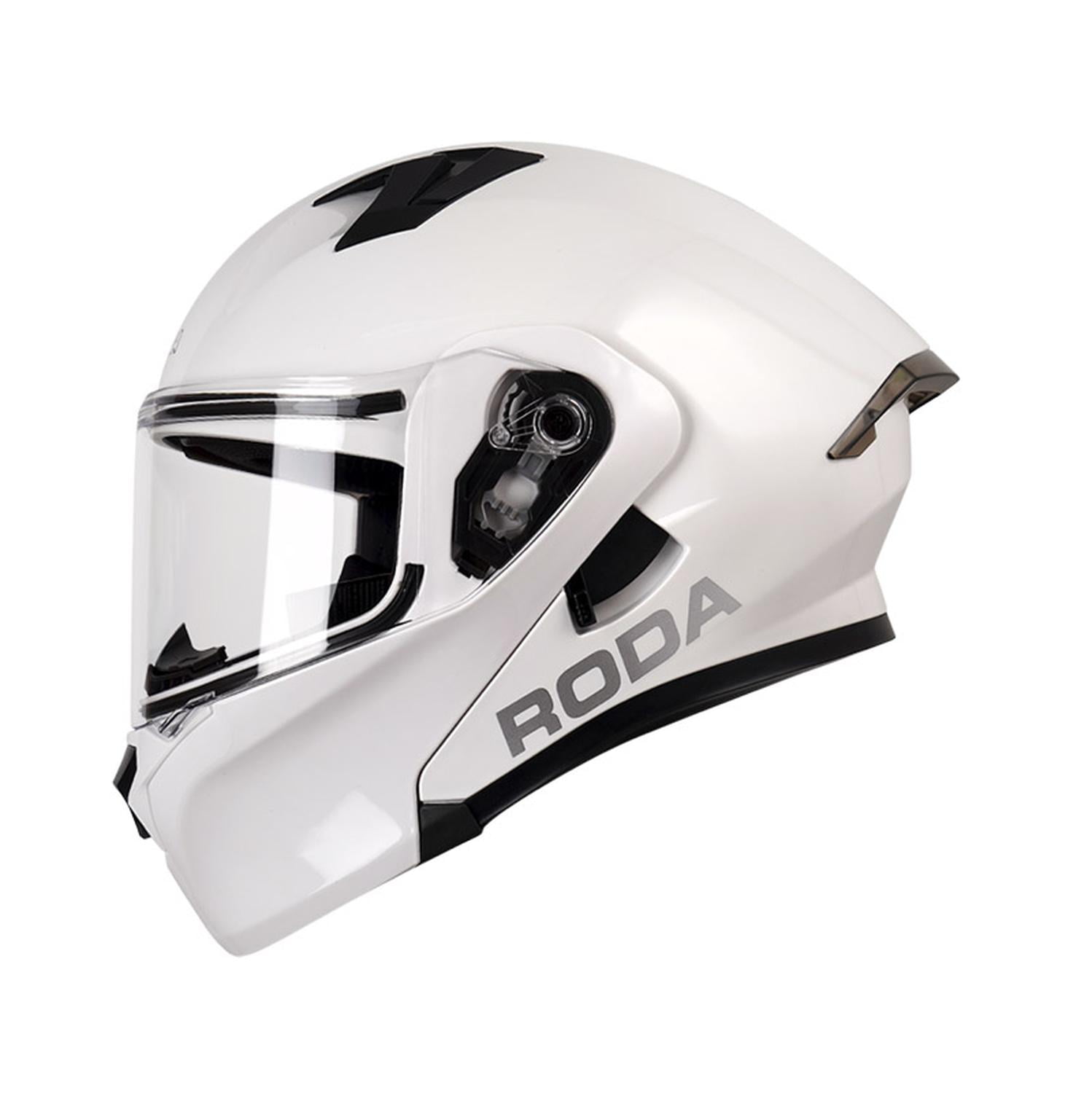 CASCO RODA RUSH BLANCO LOGO GRIS L ABATIBLE SVS blanco L | Bodega ...