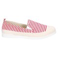 thumbnail image 2 of Fleet & Foster - Alpargata deportiva Paradise Nautical para mujer señora (Rojo), 2 of 2
