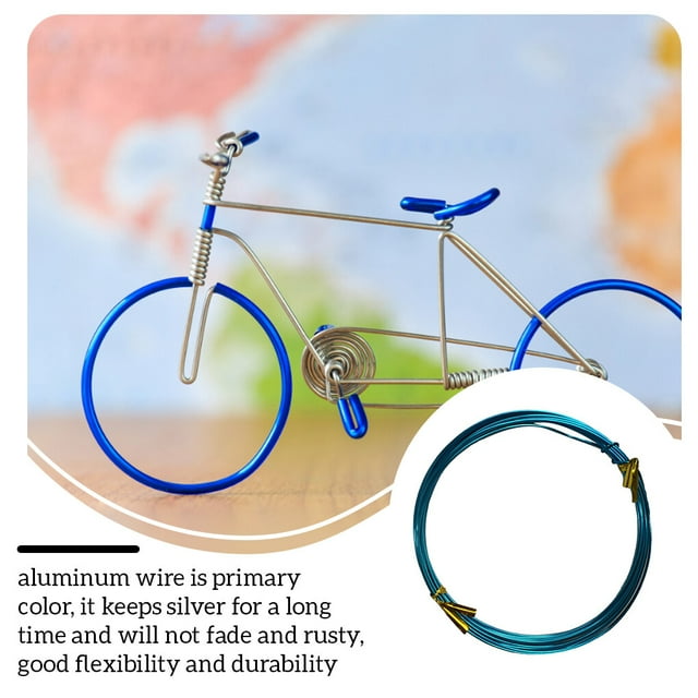Craft Wires DIY Handicrafts Braided Thread Good Flexibility Durable Shiny Jewelry Lines Exquisite Design for Sculpturing Turkish Blue