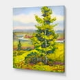 thumbnail image 3 of Designart ' Colorful Young Orange Betulas Along Bank Of Calm Bay ' Lake House Canvas Wall Art Print, 3 of 3