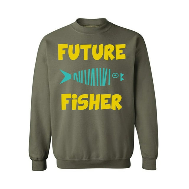 Awkward Styles Crewneck for Fisher Future Fisher Unisex Crewneck Fisher Sweater for Men Future Fisher Crewneck for Women Fishing Clothes Future Fisher Crewneck Fishers Gifts Sweater for Fisher