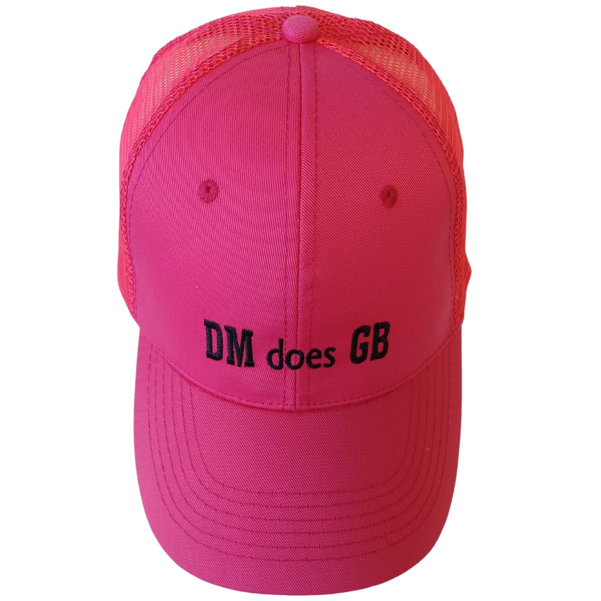 DM Does GB Pink Trucker Hat for Adults with Adjustable Back  display picture 3
