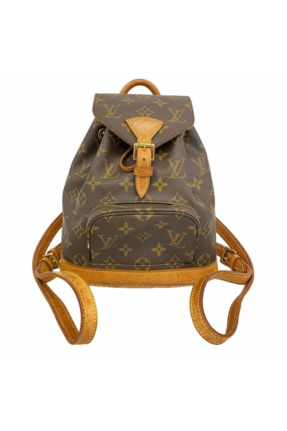 Pre-Owned Louis Vuitton Monogram Mini Montsouris Backpack M51137 Brown Women's
