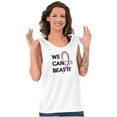 thumbnail image 3 of We Can Beat Breast Cancer Awareness Tank Top Tee Shirt Women Brisco Brands M, 3 of 6