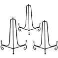 thumbnail image 2 of 3Pcs Household Iron Frame Rack Simple Plate Stand Tabletop Cellphone Stand Photo Frame Rack, 2 of 9