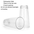 thumbnail image 4 of KX-Ware Hammered 26 Fl Oz Reusable Plastic Cups Acrylic Drinking Glasses, Set of 6 Clear, 4 of 5