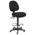 thumbnail image 4 of Interion Office Stool - Fabric - 360 degrees Footrest - Black, 4 of 4
