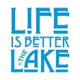 thumbnail image 2 of CafePress - Life Is Better At The Lake - Unique Fabric Shower Curtain 70" x 72", 2 of 3