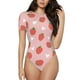 thumbnail image 1 of Balery Strawberry Body de cuello redondo de manga corta para mujer Tops de manga corta Tops básicos-Small, 1 of 7