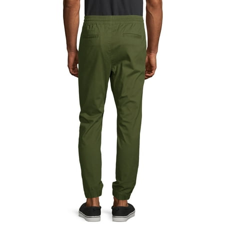 no boundaries men's twill jogger pants