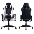 thumbnail image 2 of Chaise de Gaming avec Dossier Inclinable, Style Course Chaise de Bureau Dossier Haut, 2 of 6