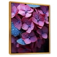 thumbnail image 2 of Designart "Vibrant Harmony With Neon Pink Hydrangea" Hydrangea Floater Framed Wall Art Living Room, 2 of 5